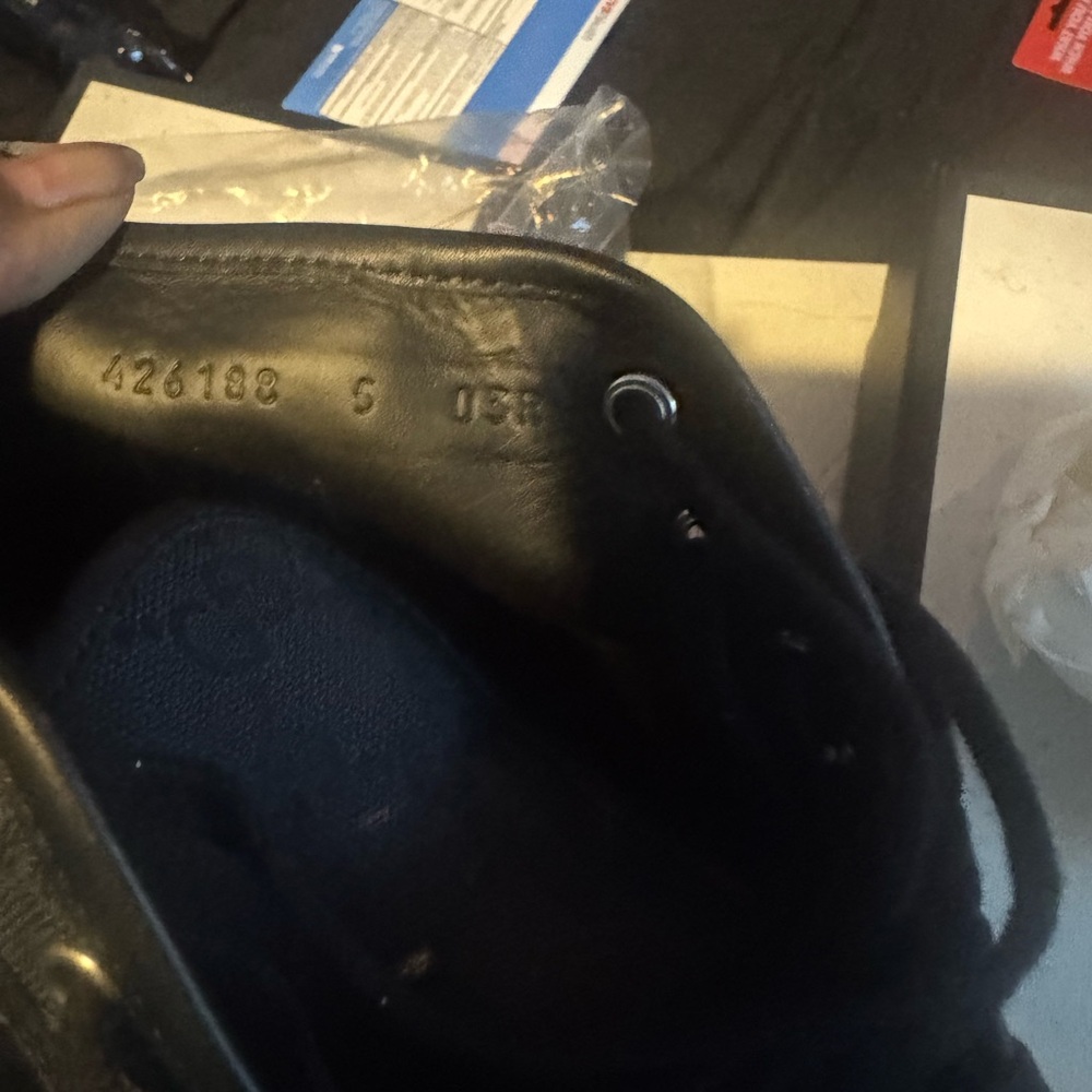 Black Leather Shoes unisex